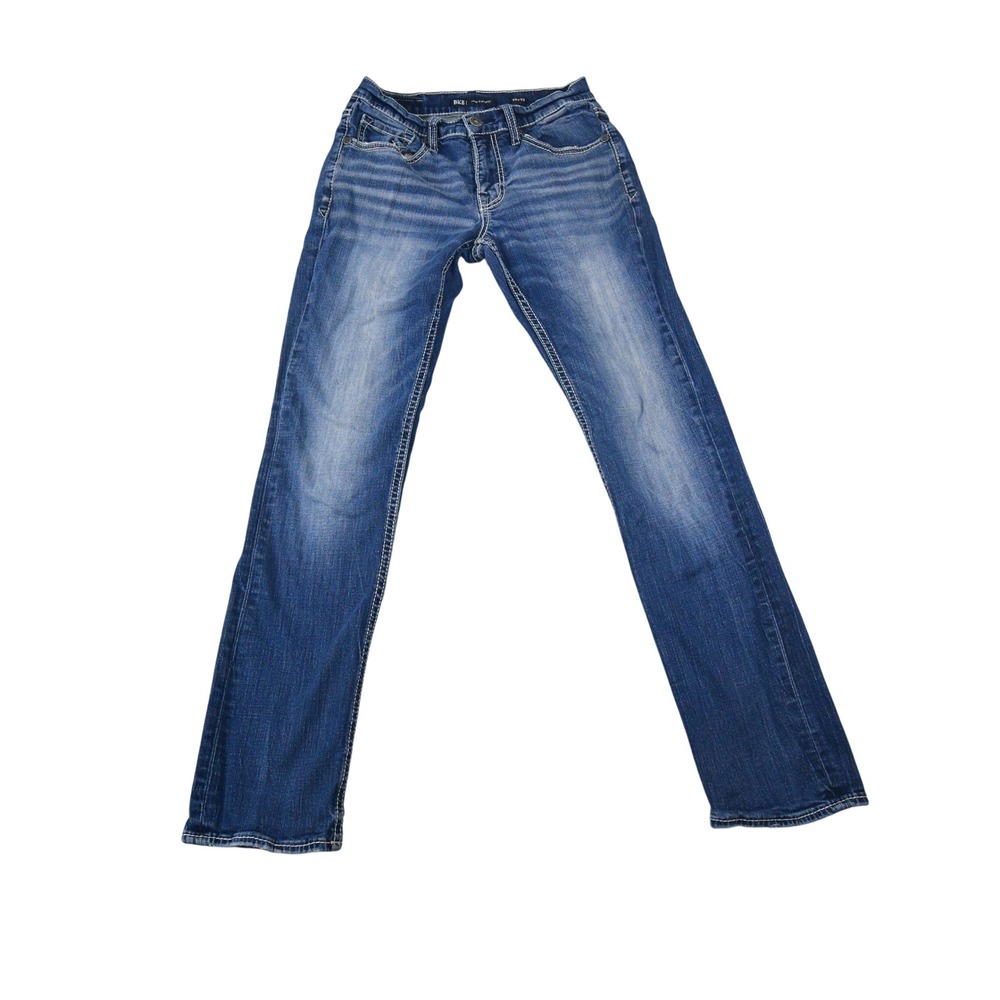 BKE Jake Straight Jeans Mens 29x32 (fits 26x30) Stretch Denim
